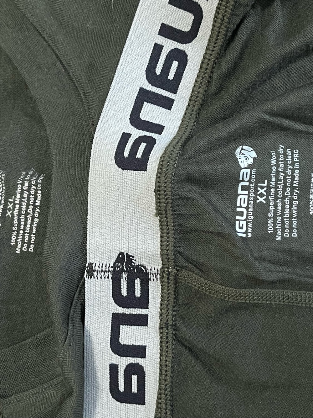 Wool Baselayer Set, Top and Bottoms, XXL - Picture 5 of 11